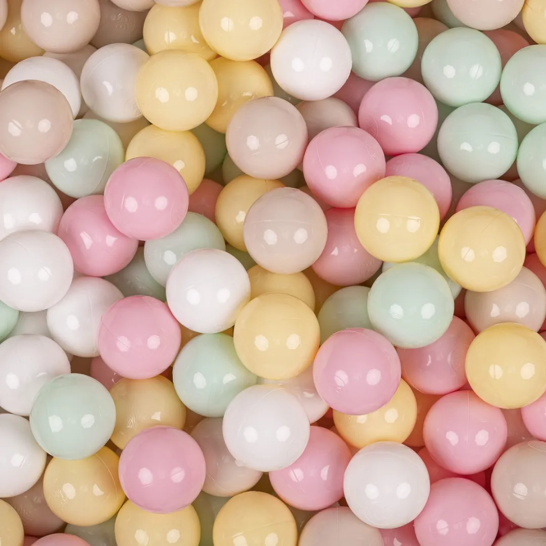 KiddyMoon PPZP-OK30D-135 Foam Speeltuin - 300 Ballen - 300 Heidemix