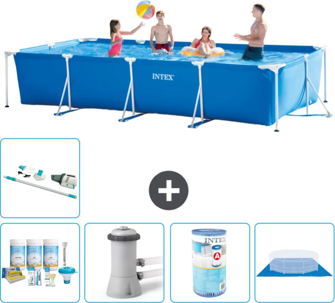 Intex Rechthoekig Frame Zwembad 450x220cm