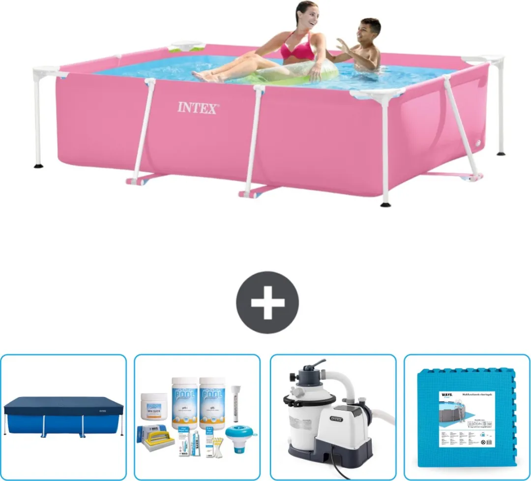 Intex Frame Zwembad 220x150x60cm Roze