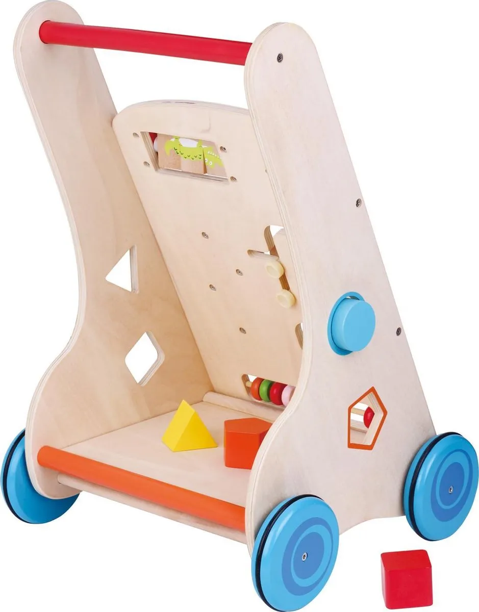 Lelin Toys - Activiteiten Duw en Loopwagen 7-in-1