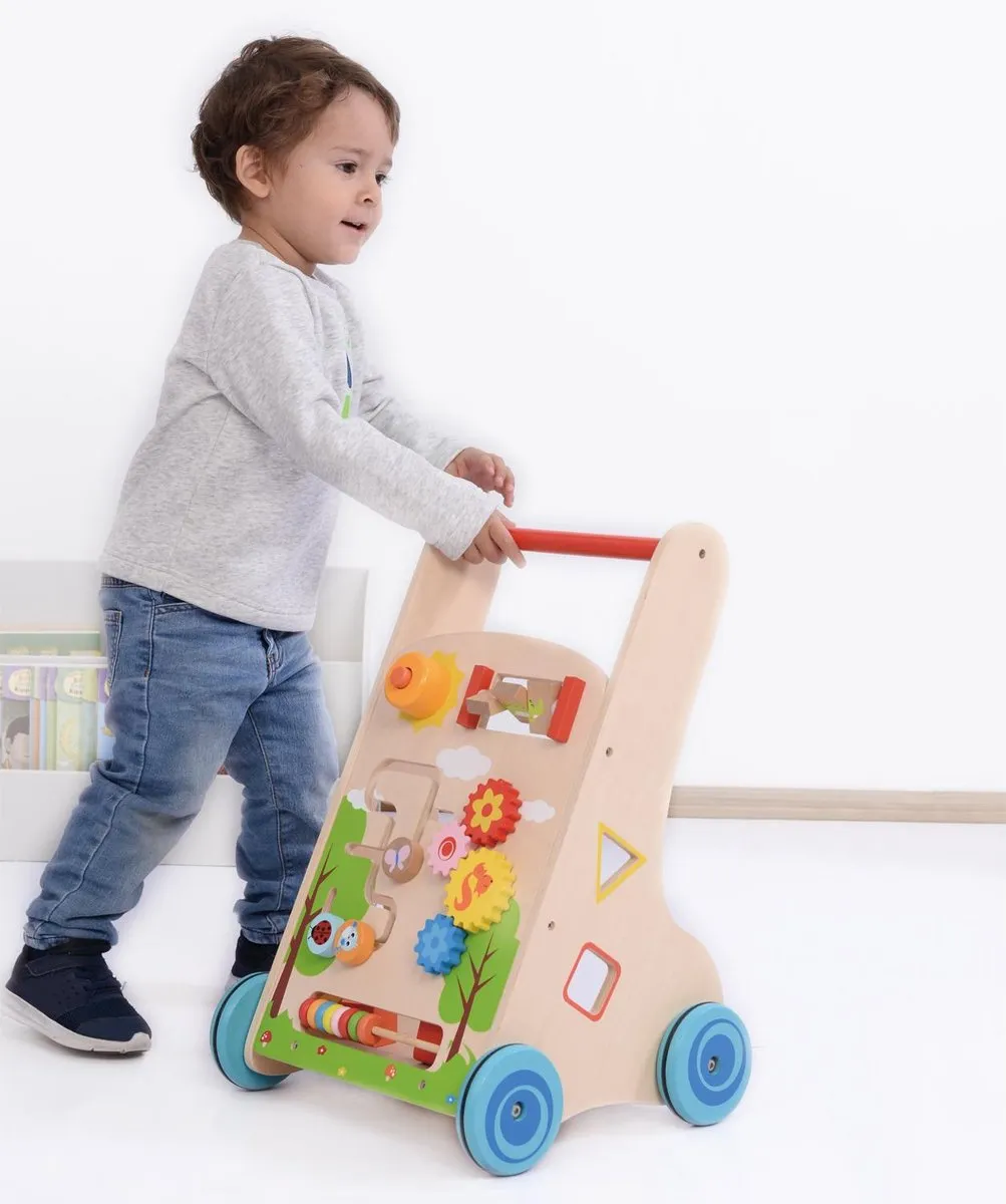 Lelin Toys - Activiteiten Duw en Loopwagen 7-in-1