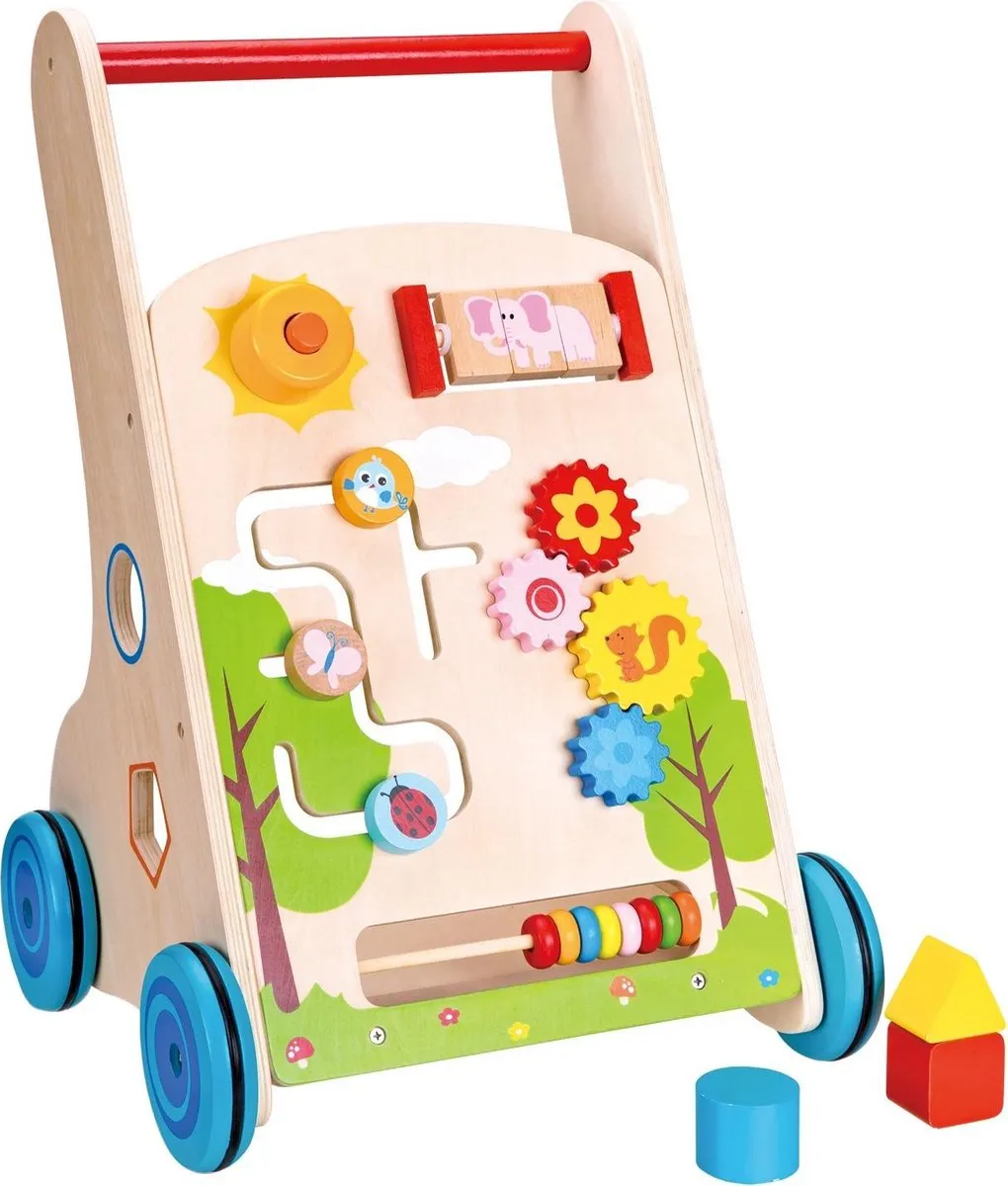 Lelin Toys - Activiteiten Duw en Loopwagen 7-in-1