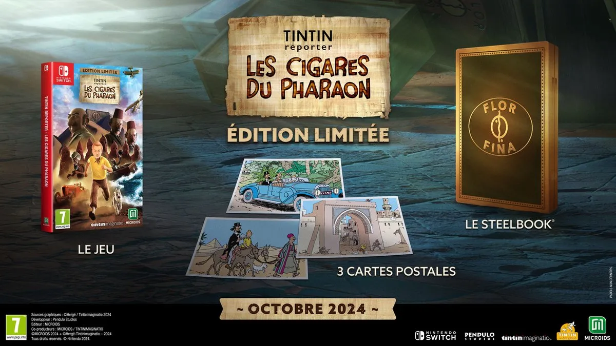 Mindscape Tintin Reporter Les Cigares du Pharaon Limited Edition - Switch