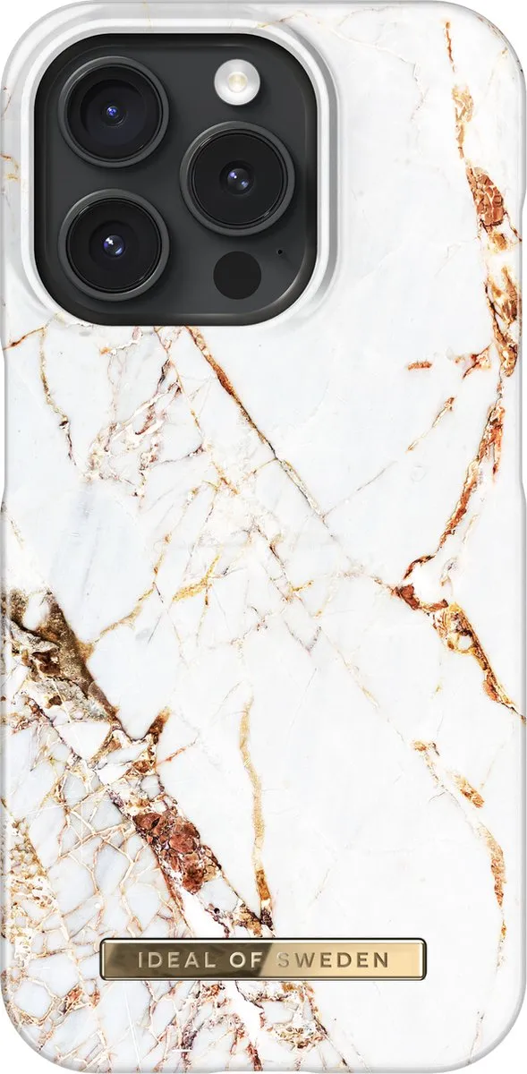 iDeal of Sweden iPhone 15 Pro Backcover - Carrara Gold - IDFCMS-I2361P-46