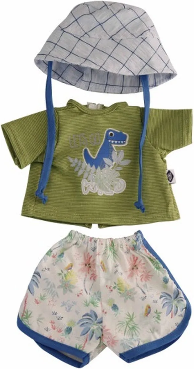 Schildkröt Zomers Kledingset 40cm