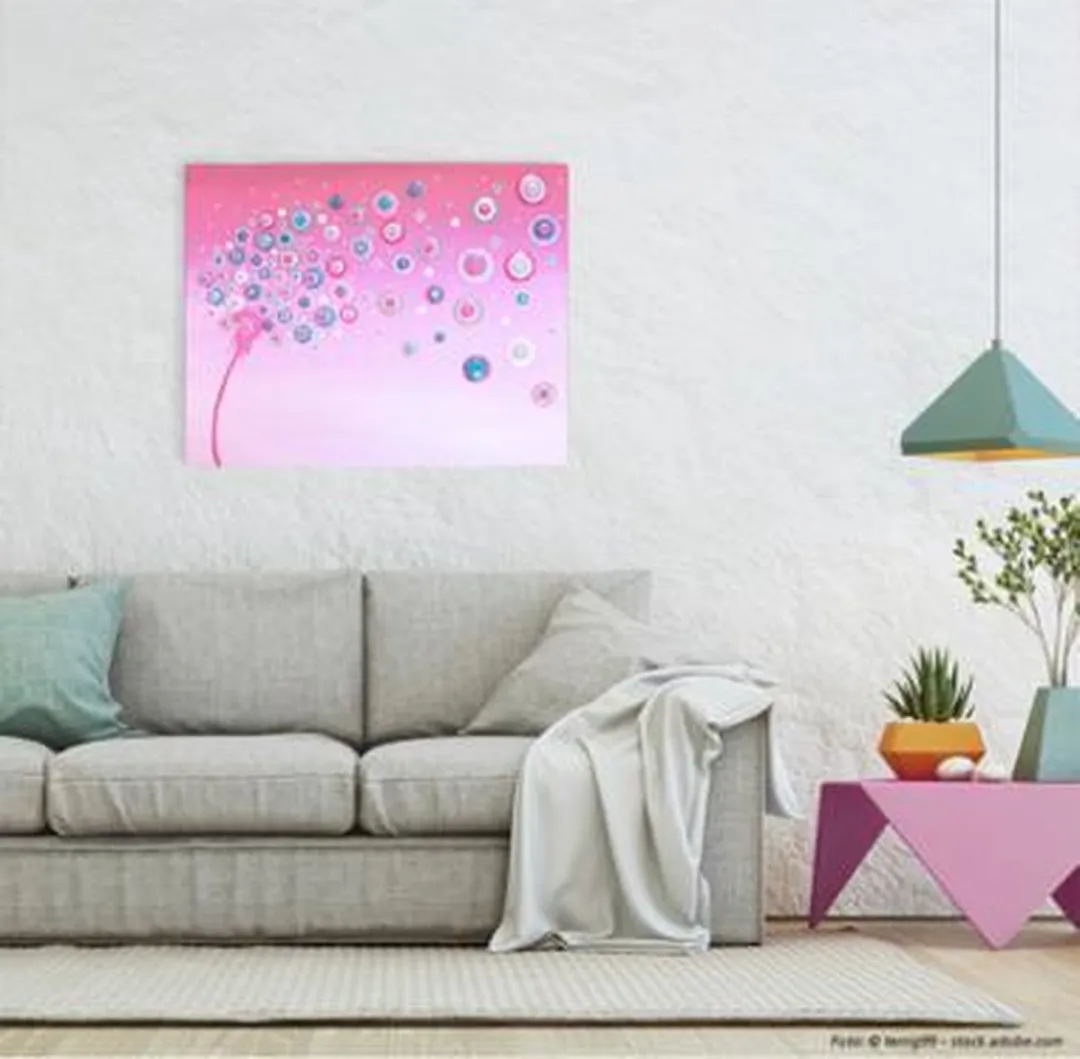 Viva Decor Blob Paint Pusteblume Schablone A3