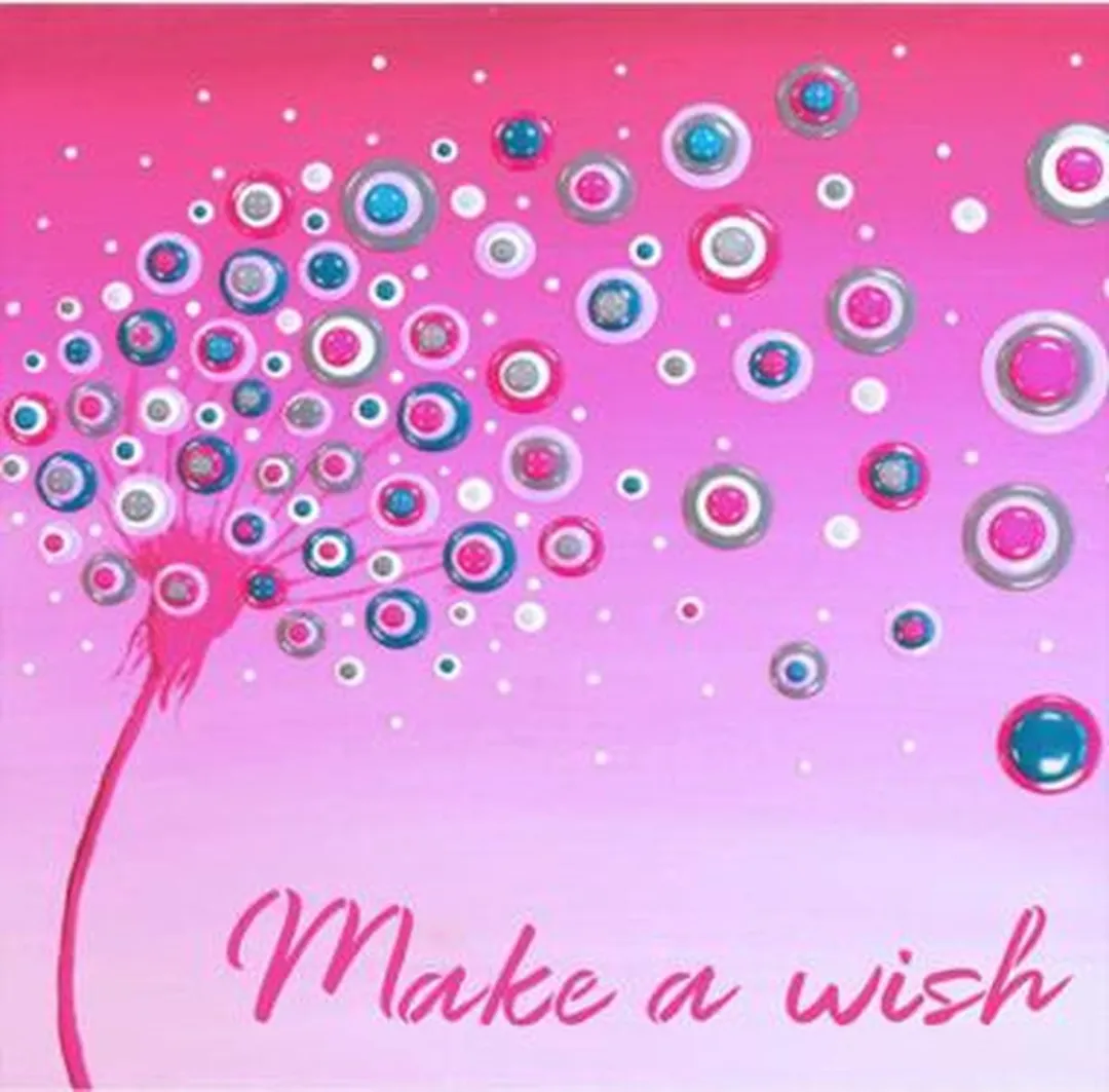 Viva Decor Blob Paint Pusteblume Schablone A3