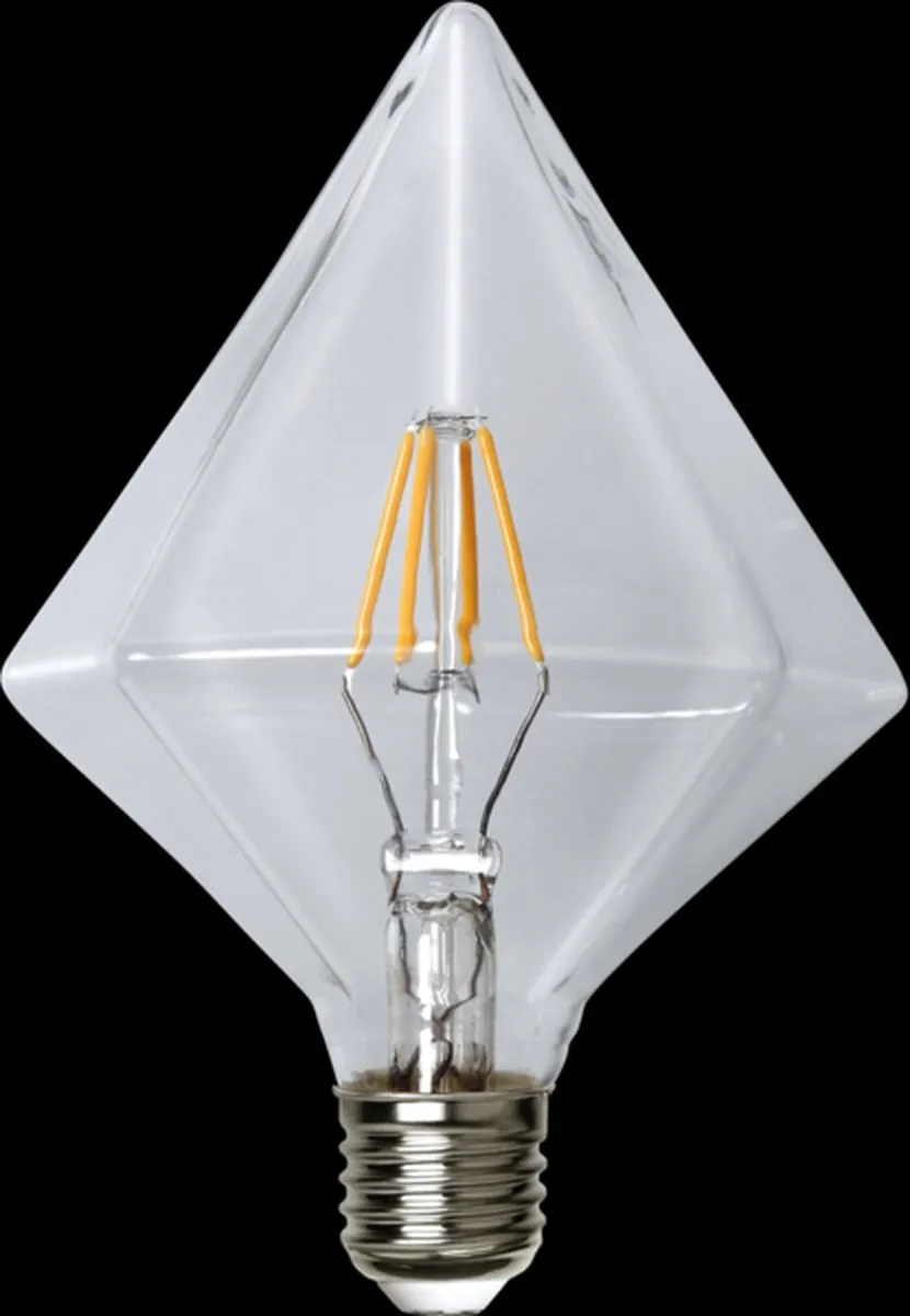 Star Trading Diamant Lamp E27 3.2W Extra Warm Wit - Dimbaar