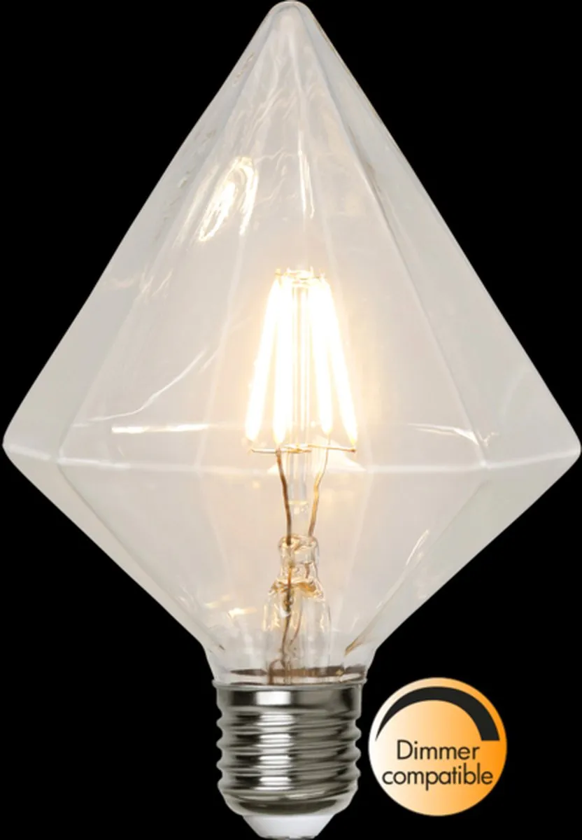Star Trading Diamant Lamp E27 3.2W Extra Warm Wit
