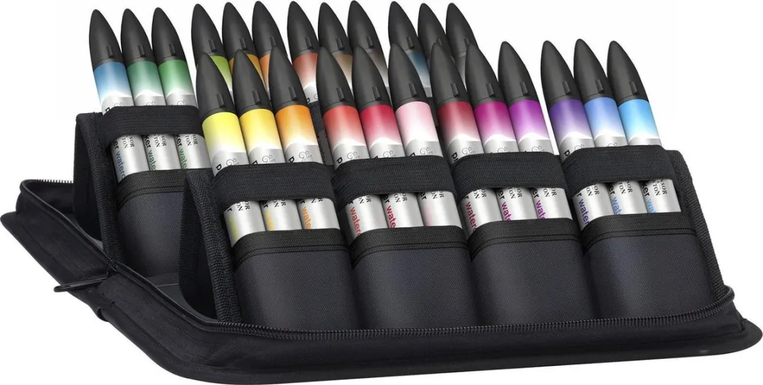 Winsor & Newton Promarker Watercolour 24 Stuks Basic Collection - Aquarelmarker