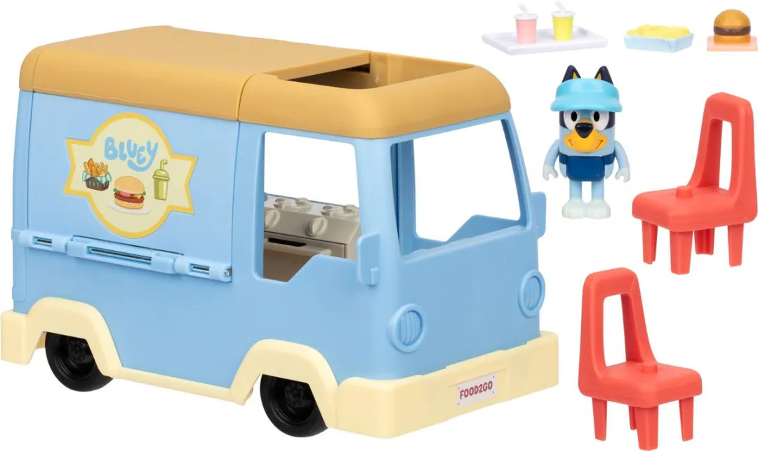 Moose Toys Bluey Foodtruck Chef Speelset - Multikleur