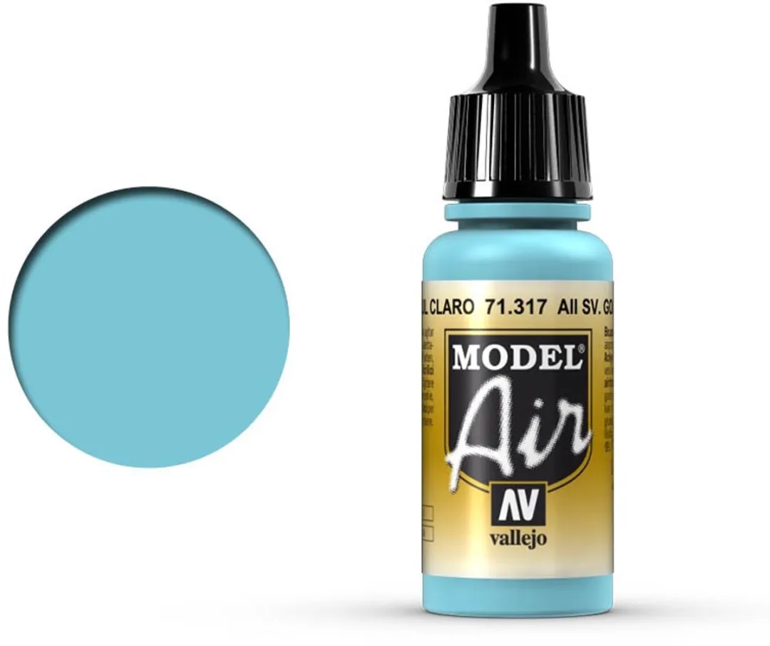 Vallejo Model Air 71317 Acrylverf - 17ml - SV Gol Light Blue