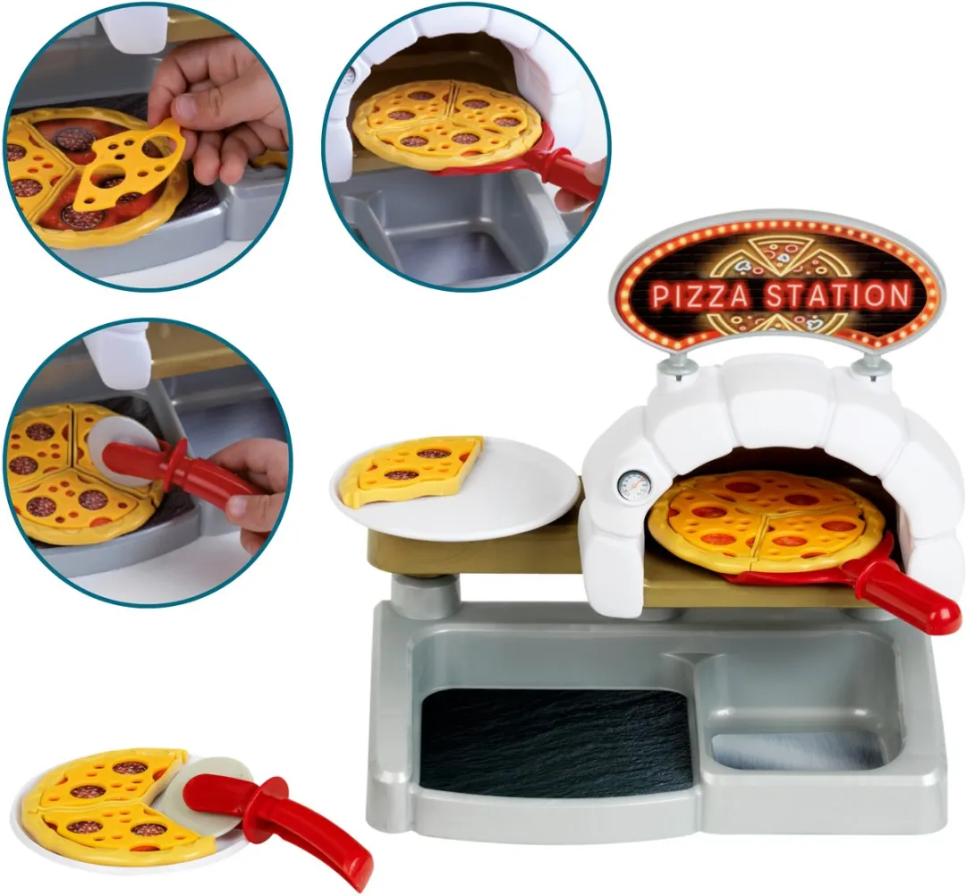 Klein Toys Theo Klein Pizza Station - Geel/Wit