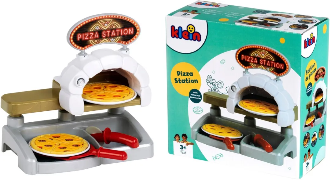 Klein Toys Theo Klein Pizza Station - Geel/Wit