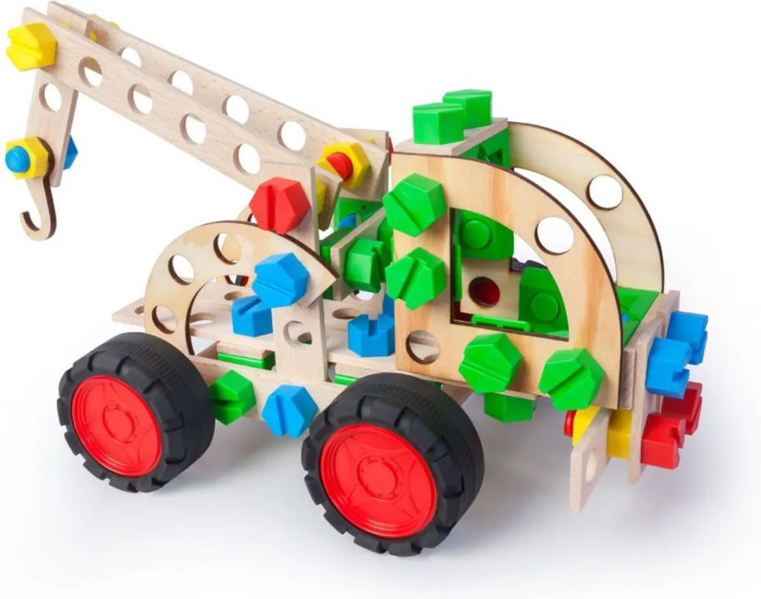 Alexander Toys Constructor Junior Pull Truck 102 Stuks - Multicolor
