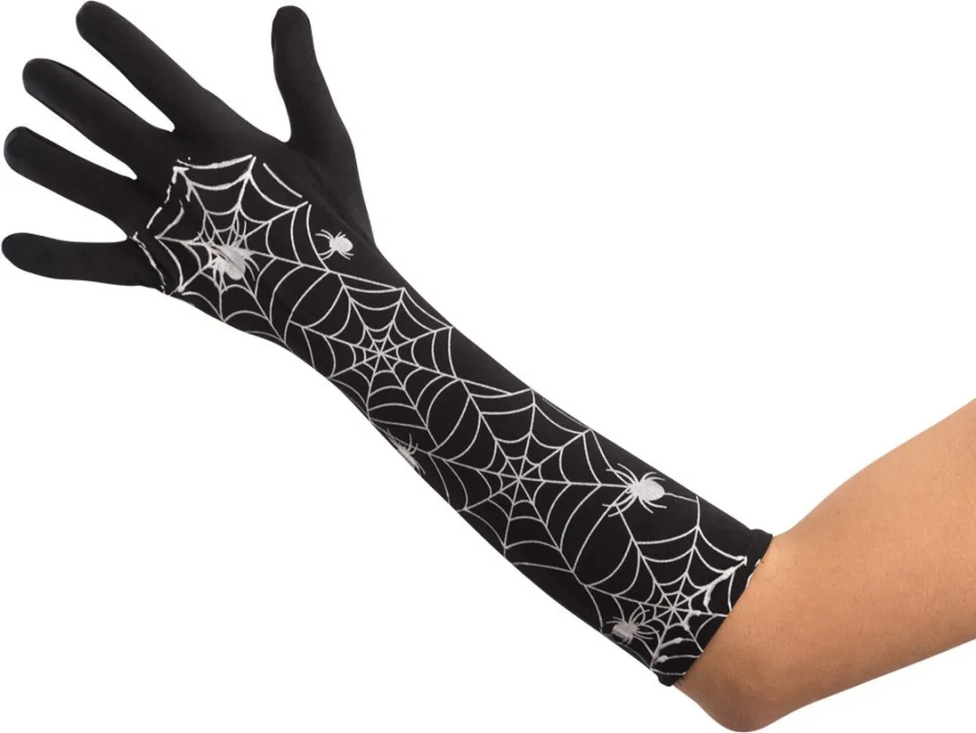 Carnival Toys Spinnenweb Handschoenen 38cm