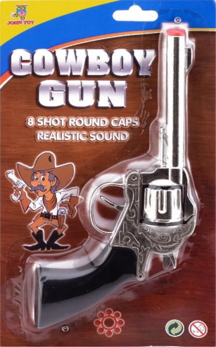 Johntoy Cowboy Pistool 8 Schots