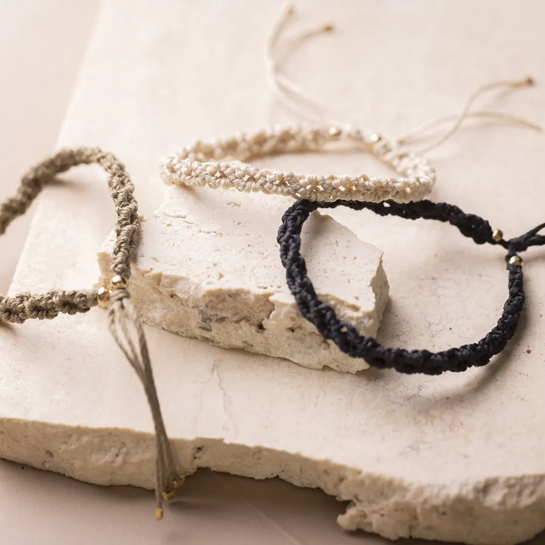 Creativ Company Mini Hobbyset Macramé Armbanden - Multikleurig