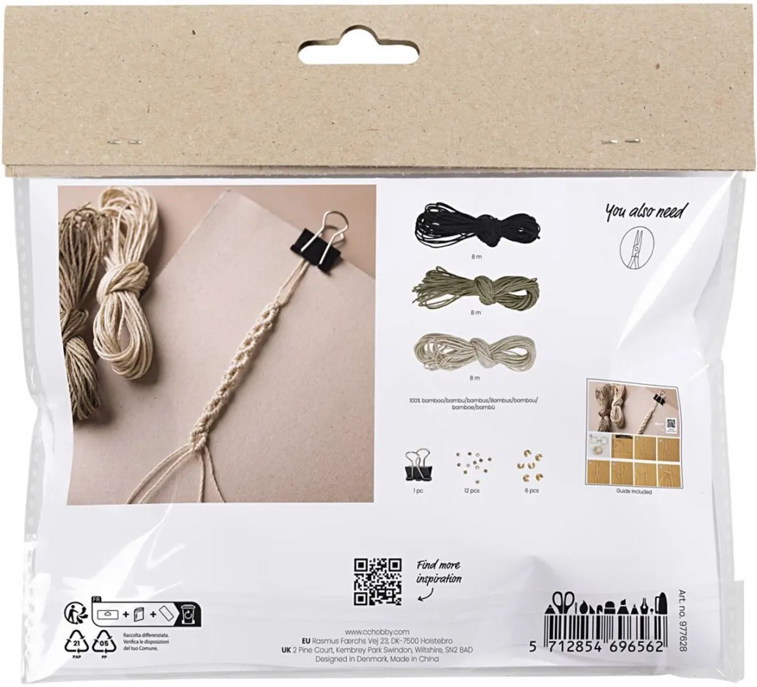 Creativ Company Mini Hobbyset Macramé Armbanden - Multikleurig