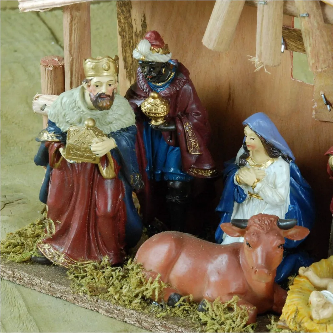 Kaemingk Kerststal - 8 Figuren 12cm