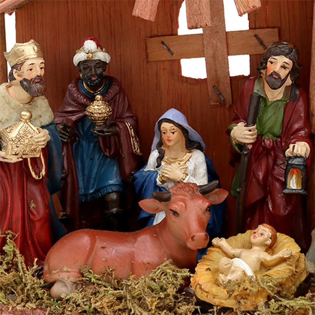 Kaemingk Kerststal - 8 Figuren 12cm