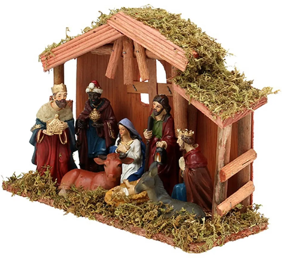 Kaemingk Kerststal - 8 Figuren 12cm