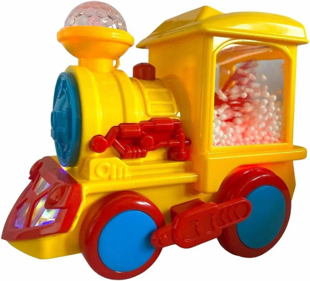 YJ Toys Chook Chook Zelfrijdende Trein Geel - 3x AAA
