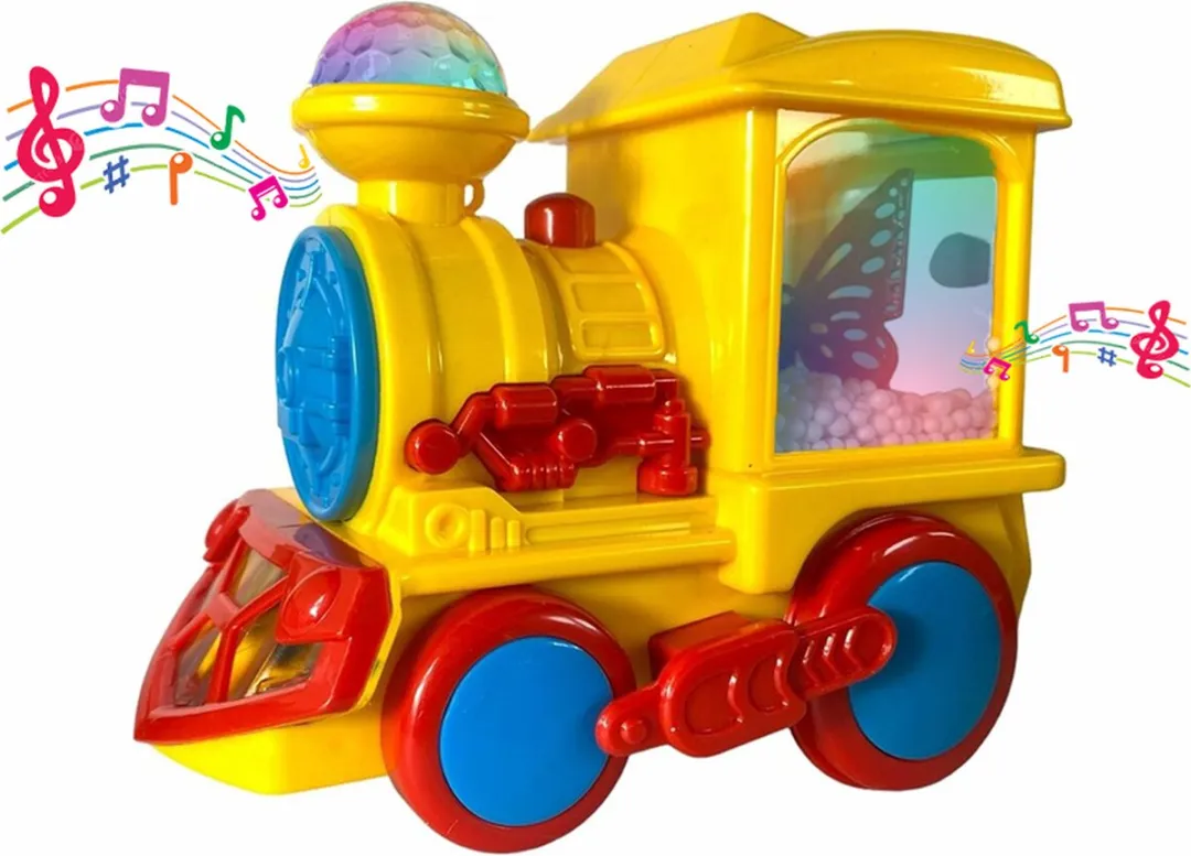 YJ Toys Chook Chook Zelfrijdende Trein Geel