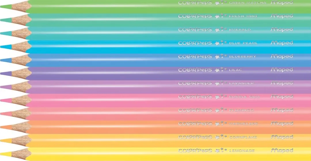 Maped Color'Peps Pastel Potloden - 12 Stuks