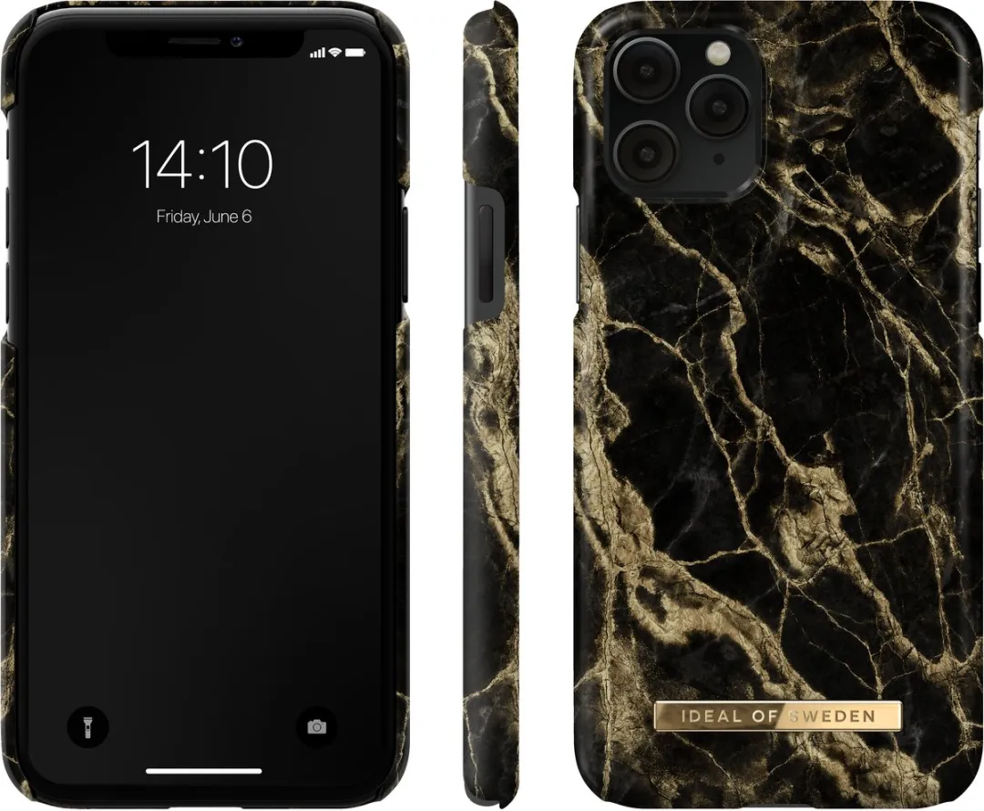 iDeal of Sweden iPhone 11 Pro/XS/X Hoesje Golden Smoke Marble