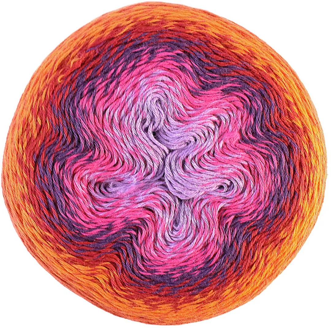 Scheepjes Whirl 1000m - Red Velvet Sunrise - 3 Kleuren
