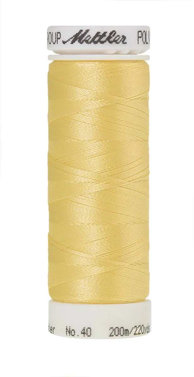 Amann Mettler Polysheen Borduurgaren Geel 200m