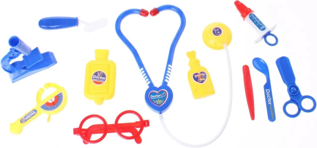Jonotoys Dokterskoffer 13-delig - Rood