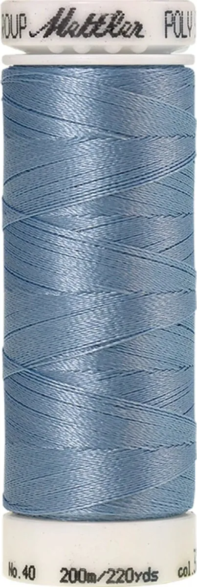 Amann Mettler Polysheen Borduurgaren 200m - Blauw