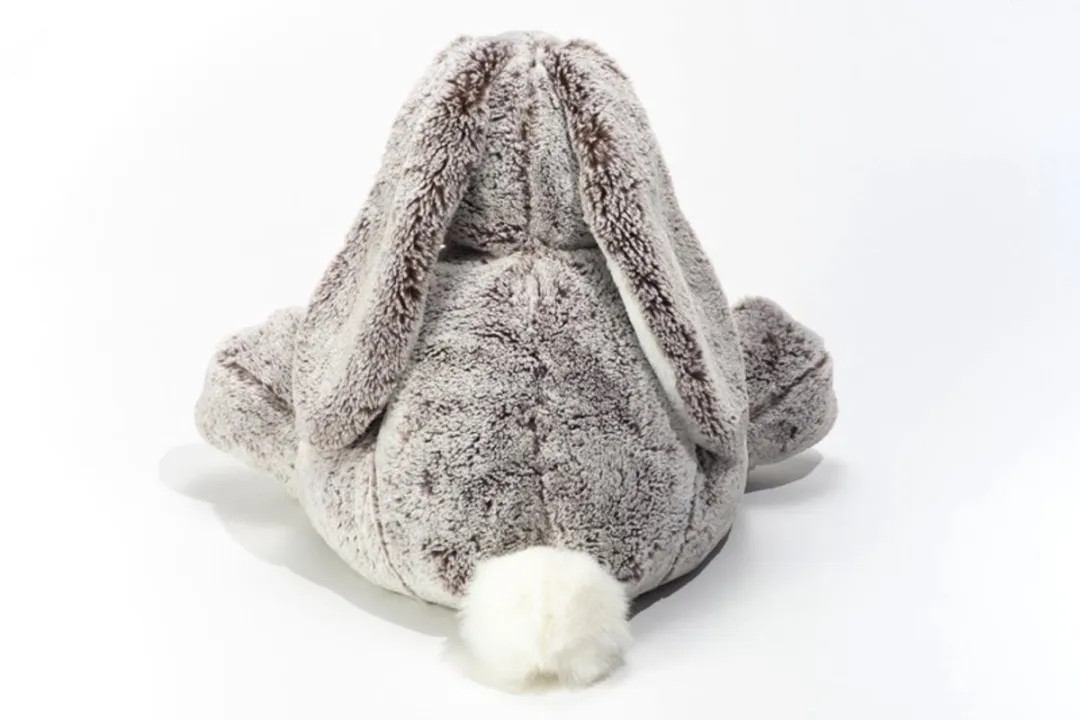 Hermann Teddy Knuffel Haas 45cm - Grijs