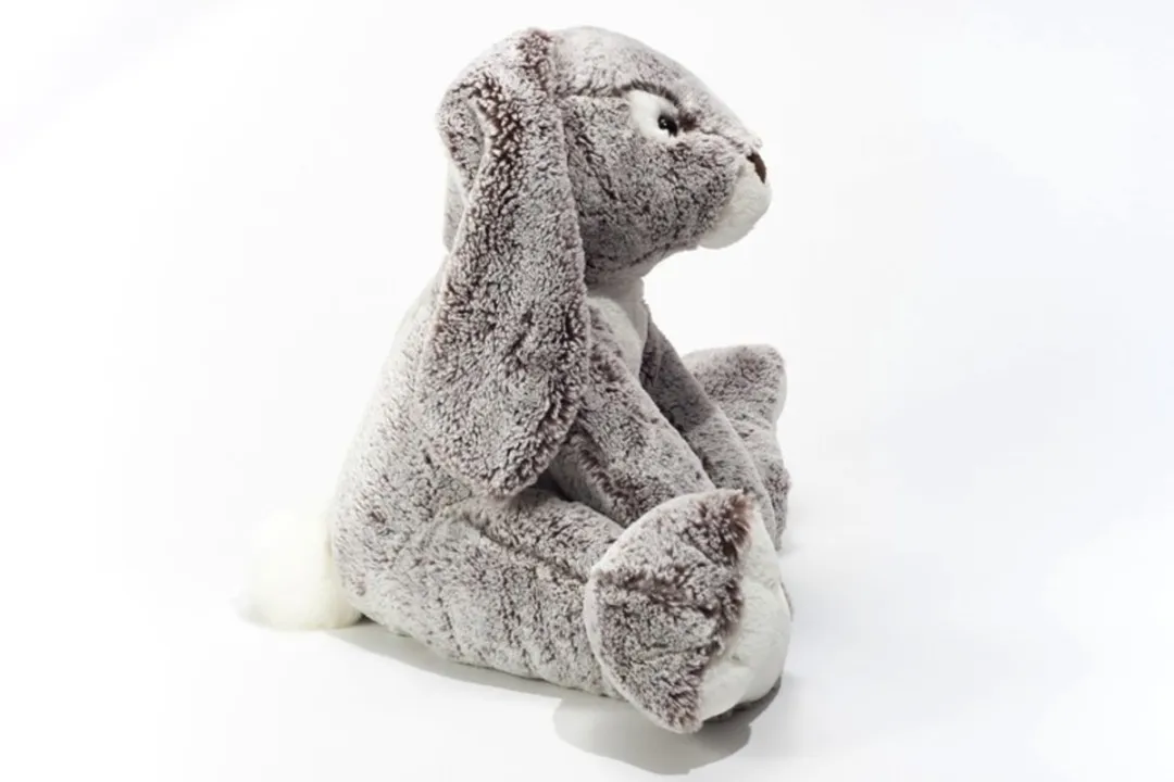 Hermann Teddy Knuffel Haas 45cm - Grijs