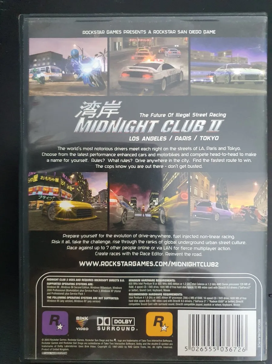 Rockstar Midnight Club 2