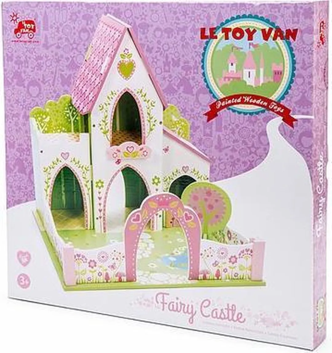 Le Toy Van Sprookjeskasteel - Modepop Meubel - Wit/ Groen/ Roze