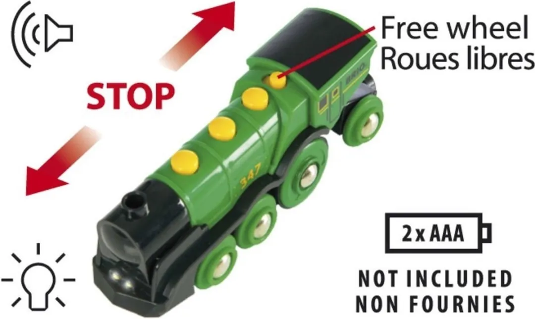BRIO Groene Locomotief 33593 Speelgoedvoertuig - afbeelding 6 van 6