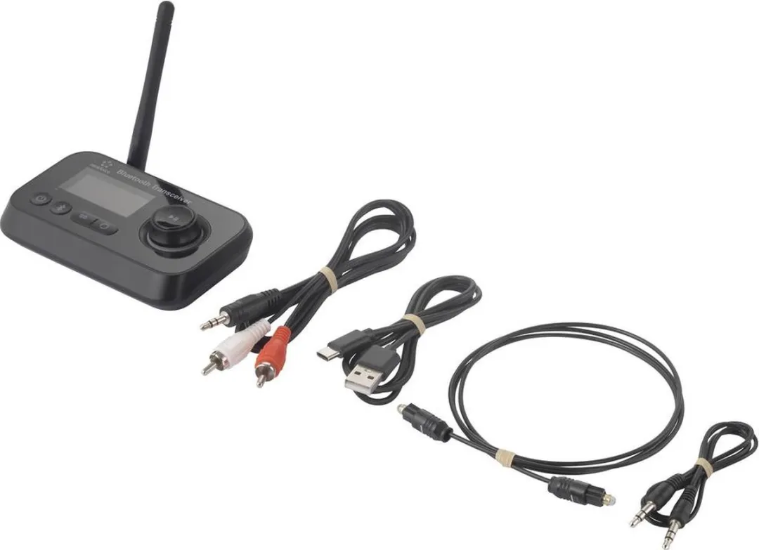 Renkforce RF-BTR-210 Bluetooth Muziekzender/Ontvanger - Zwart