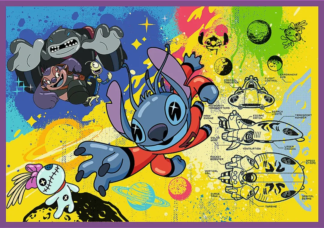 Trefl Disney Lilo & Stitch Puzzel 250 Stuks - Multicolor