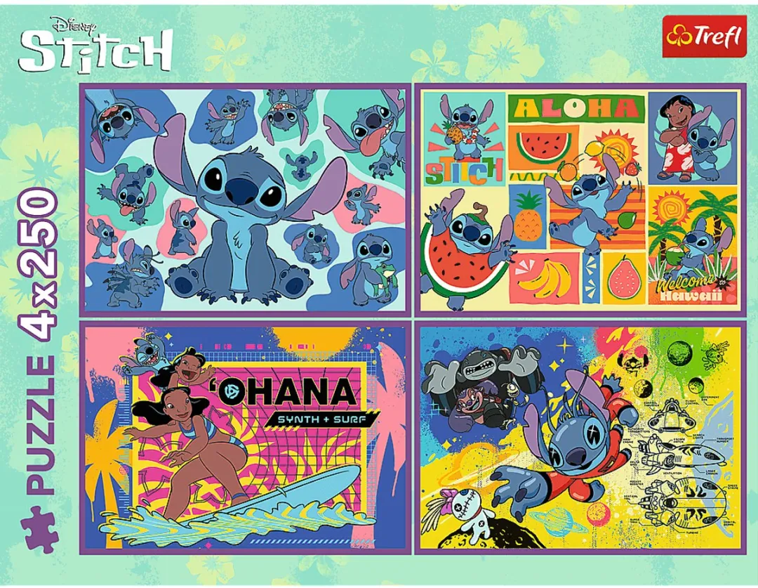 Trefl Disney Lilo & Stitch Puzzel 250 Stuks - Multicolor