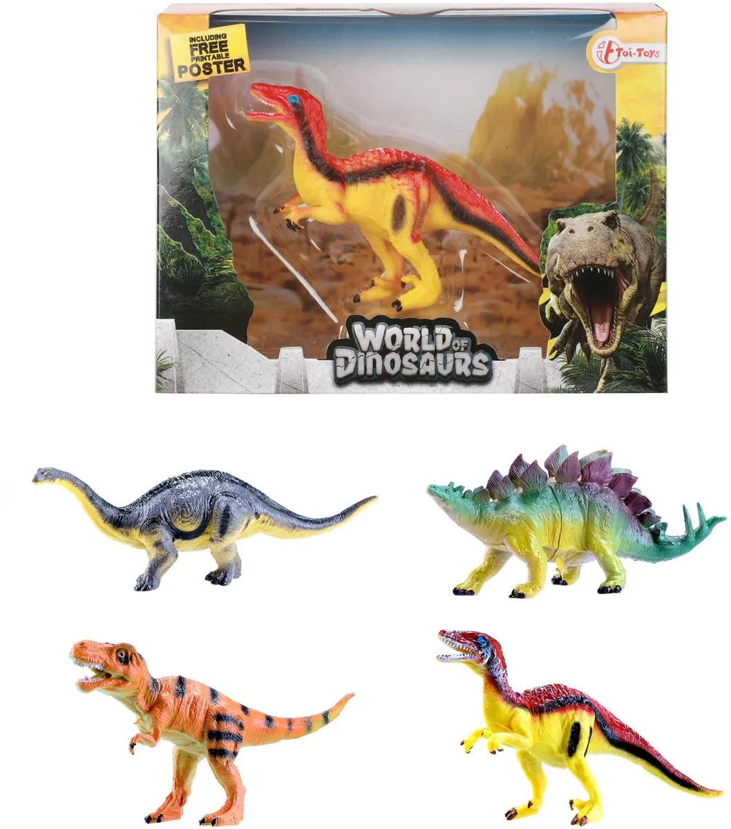 Toi-Toys World of Dinosaurs Dinosaurus Multicolor