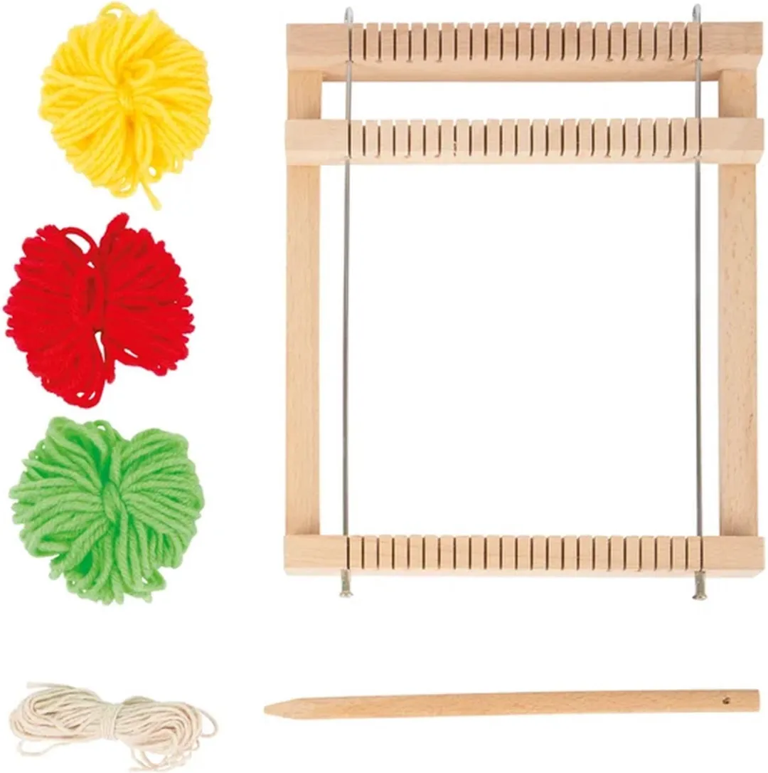Small Foot Houten Weefgetouw Compact - 6-delig - afbeelding 6 van 6