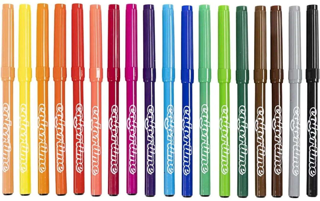Colortime Stiften 2mm Multicolor - 18 Stuks