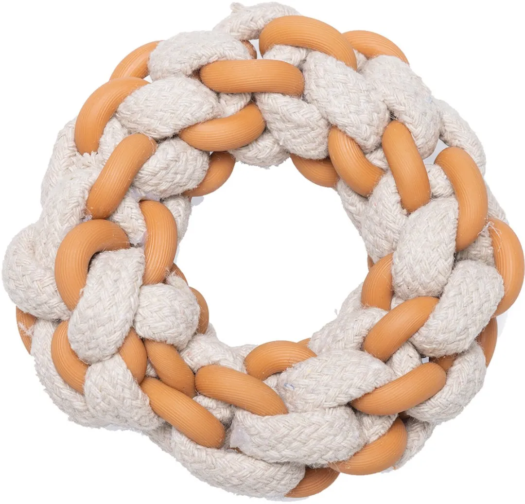 Beeztees Puppy Dental Touwring Mik 8cm