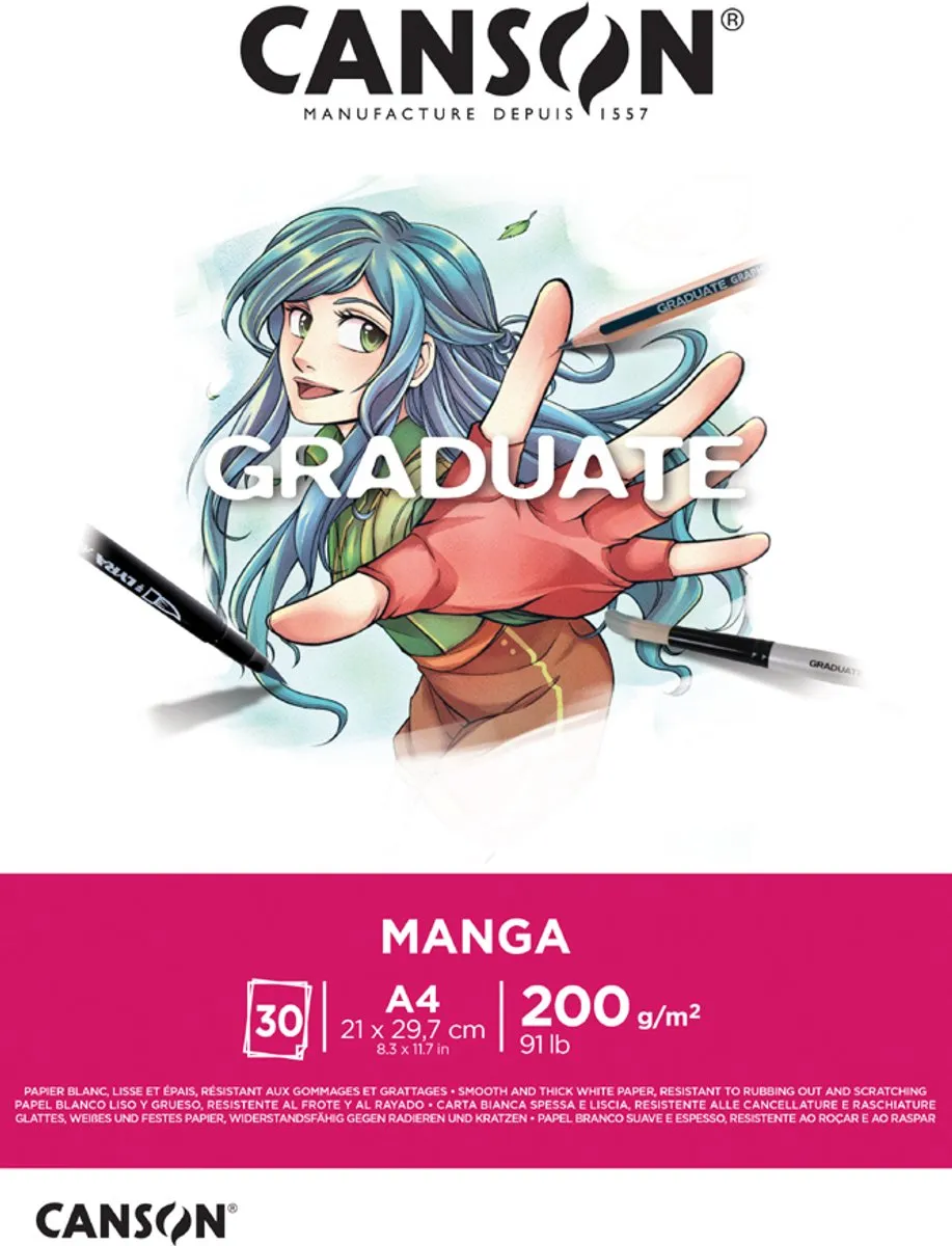 Canson Graduate Manga Tekenblok A3