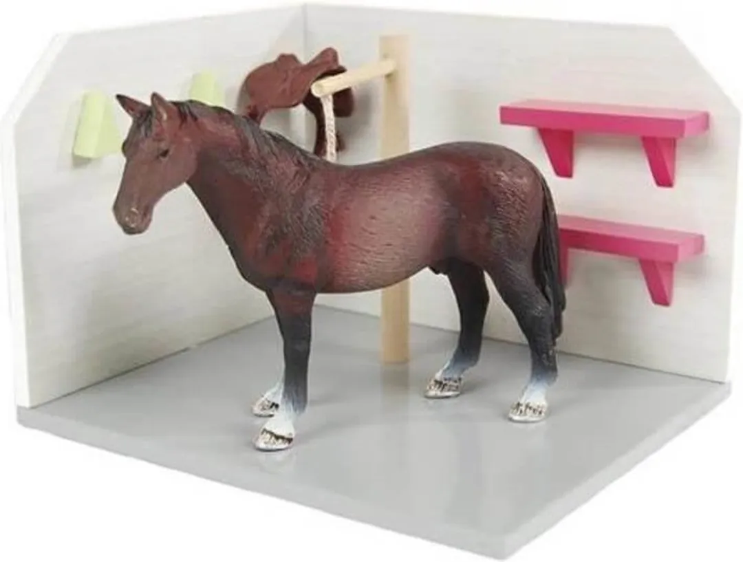 Kids Globe Paarden Wasbox 1:24 - Multi Color