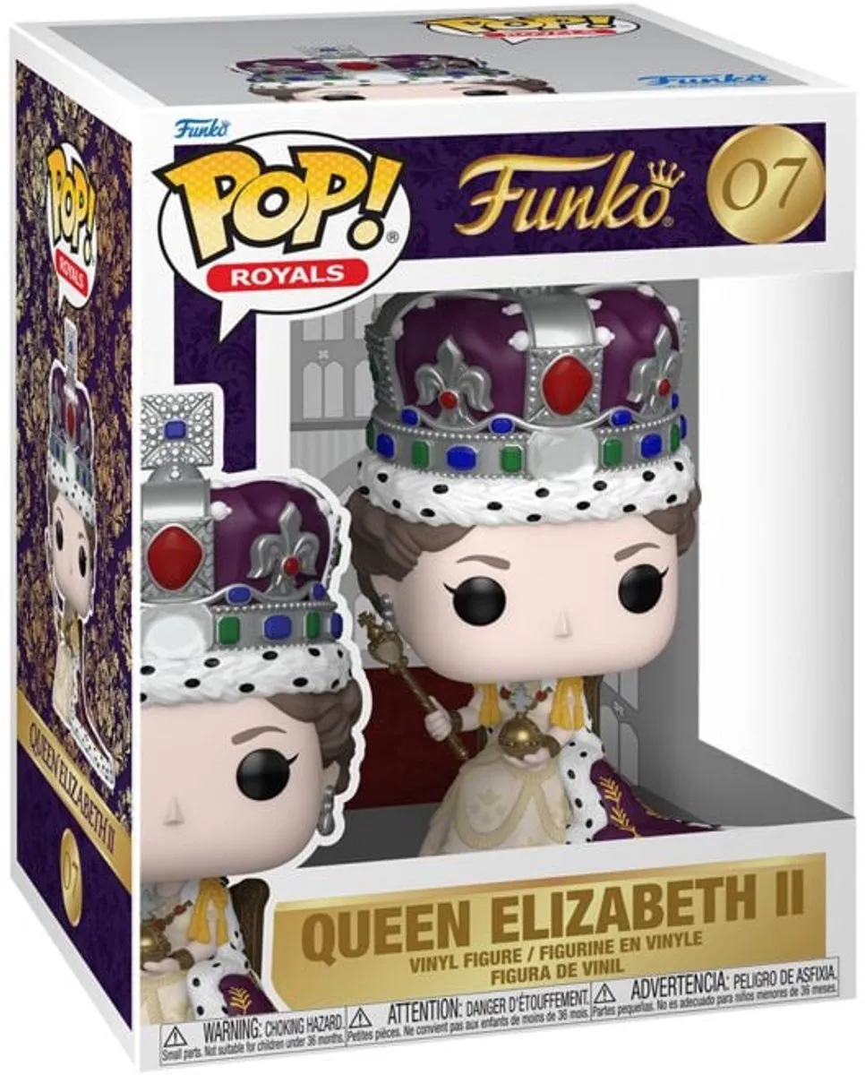 Funko Pop! Premium Queen Elizabeth II Coronation 07