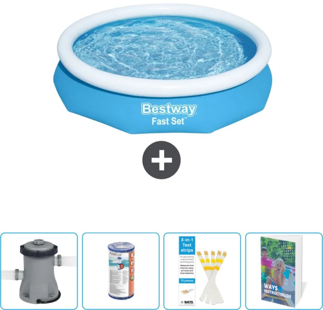 Bestway Fast Set Rond Zwembad 305x66cm